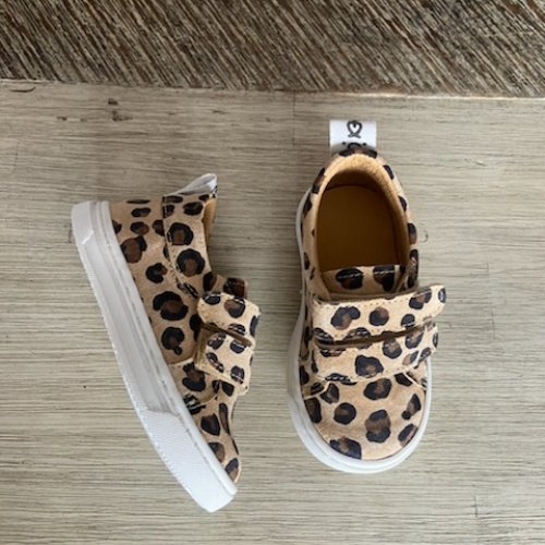 Sneakers leather leopard 